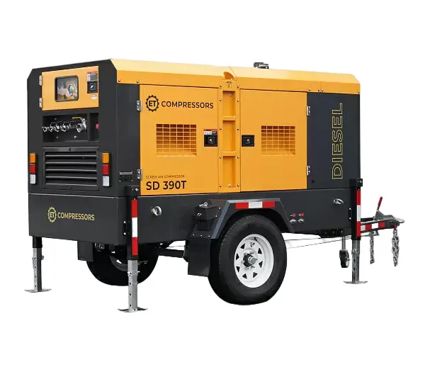 ET-Compressors ET SD-390T-10 Винтовой компрессор на шасси