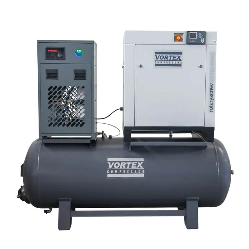 Vortex MCVD 11кВт 15Атм Винтовой компрессор с осушителем