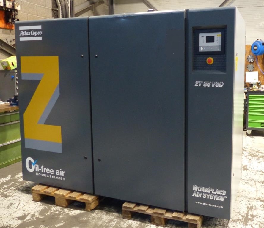Atlas Copco ZT55VSD Винтовой безмасляный компрессор Б/У (Контрактный)