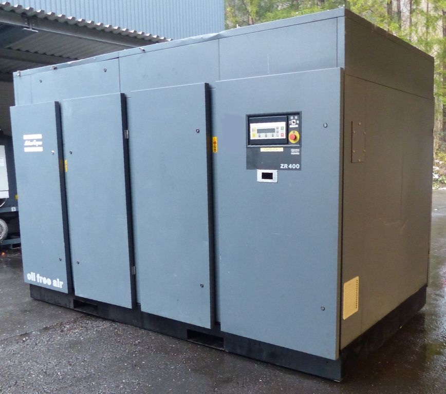 Atlas Copco ZR400 Безмасляный винтовой компрессор Б/У (Контрактный)