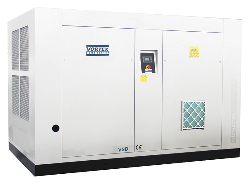 Vortex VSD 200кВт 10Атм Винтовой инверторный компрессор